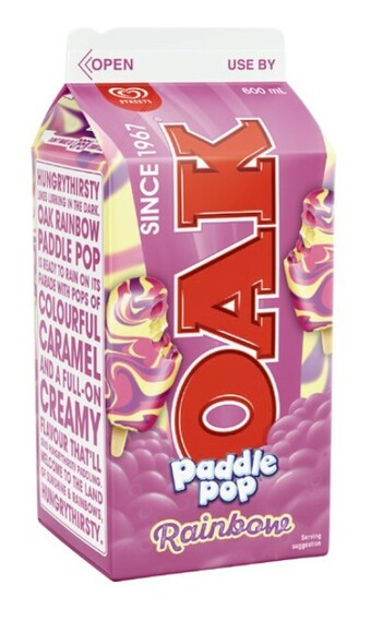 Coles Oak flavoured milk 600ml offer