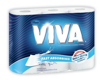 Coles Viva paper towel 3 pack offer