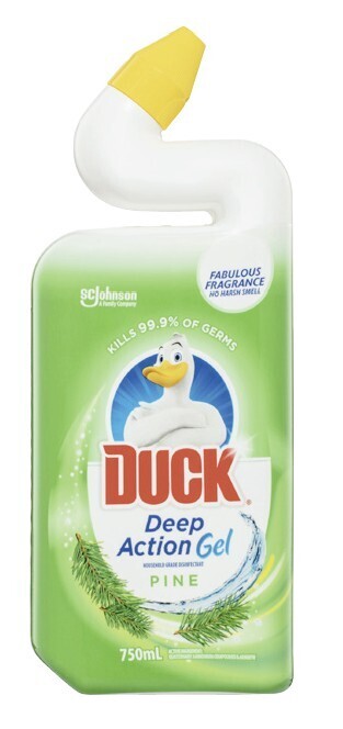 Coles Duck deep action toilet gel 750ml offer