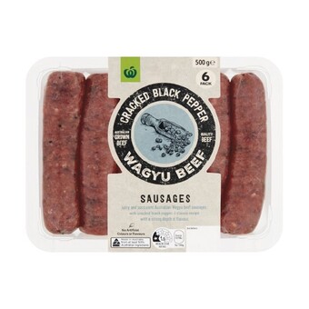 Woolworths Woolworths premium butcher style sausage varieties 450-500g offer