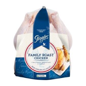 Woolworths Steggles family roast whole chicken offer