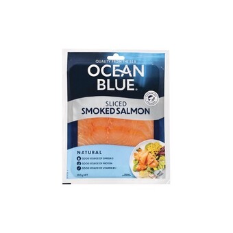 Woolworths Ocean blue smoked salmon 180g offer