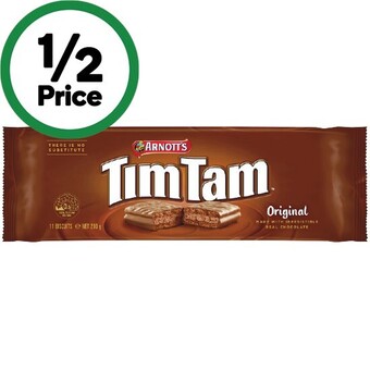Woolworths Arnott’s tim tams 160-200g offer