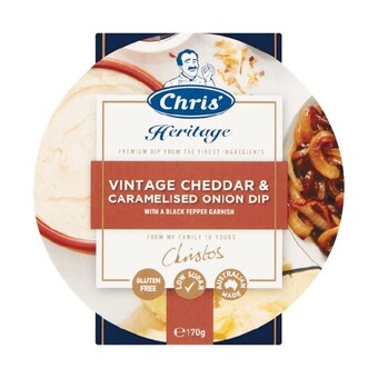 Woolworths Chris’ heritage dips 170g offer