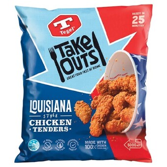 Woolworths Tegel take outs chicken tenders 500g offer