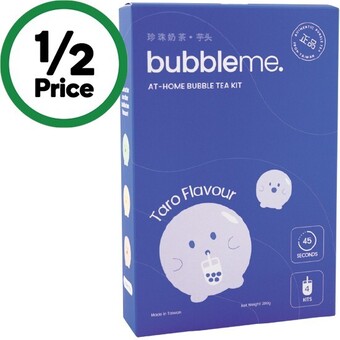 Woolworths Bubbleme at home bubble tea kit 280g offer