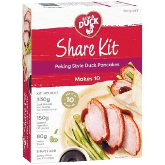 Woolworths Luv a duck peking duck breast pancake kit 560g offer