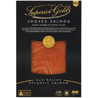 Woolworths Superior gold smoked salmon 180g offer