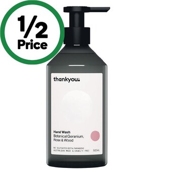 Woolworths Thankyou hand wash 500ml offer