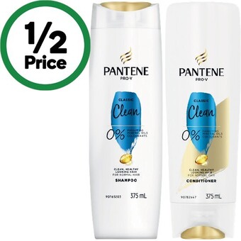 Woolworths Pantene shampoo or conditioner 375ml offer
