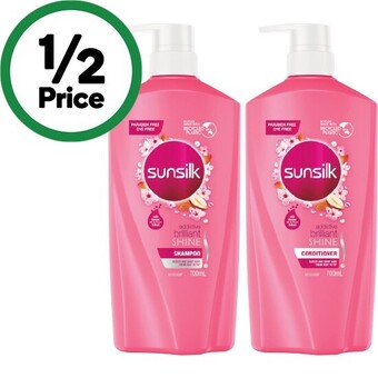 Woolworths Sunsilk shampoo or conditioner 700ml offer