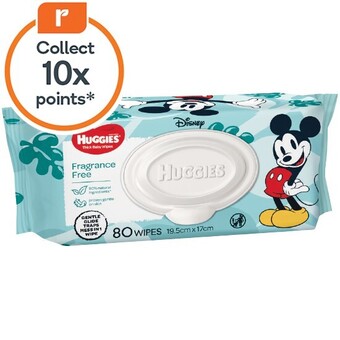 Woolworths Huggies baby wipes pk 80 offer