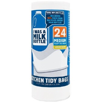 Woolworths I was a milk bottle kitchen tidy bag medium pk 24 offer