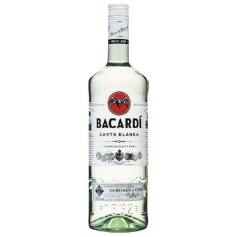 Bacardi superior white rum 1 litre