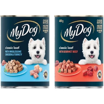 Woolworths My dog wet dog food 400g offer