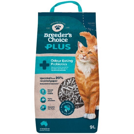 Breeder’s choice cat litter 9 litre offer at Woolworths