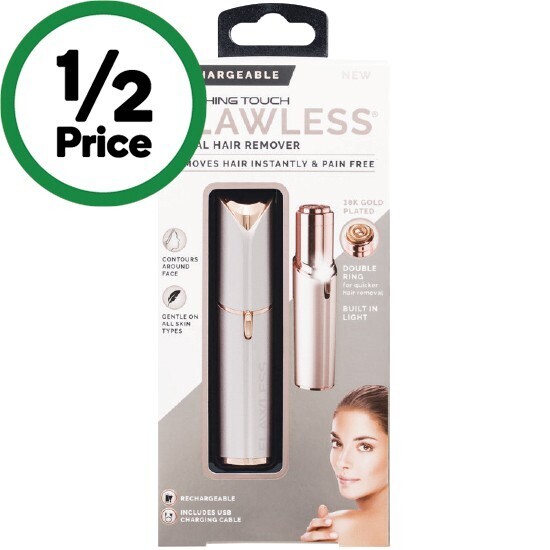 Finishing touch flawless facial hair remover offer at Woolworths