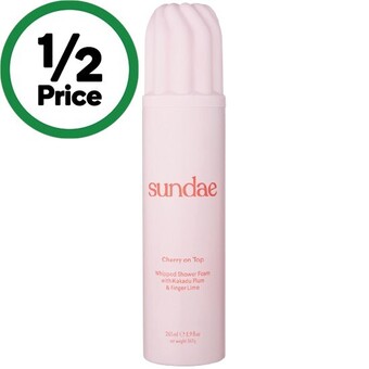 Woolworths Sundae shower foam 265ml offer