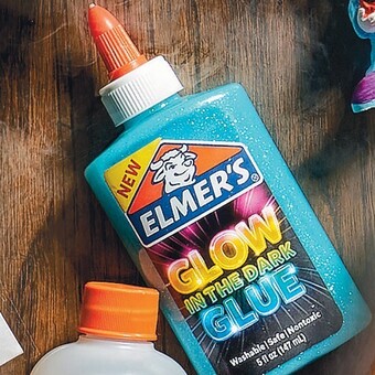 Elmers glow in the dark glue 147ml – blue