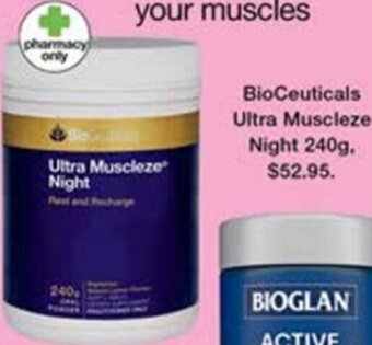 Priceline BioCeuticals Ultra Muscleze Night 240g offer