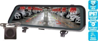 Gator mirror reversing cam system