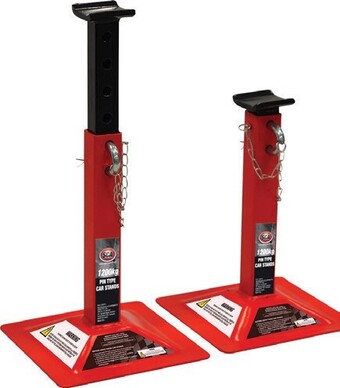 SuperCheap Auto Sca 1200kg pin car stands^ offer