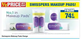 My Chemist Swisspers Makeup Pads Range offer