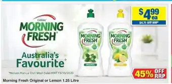 My Chemist Morning Fresh Original or Lemon 1,25 Litre offer