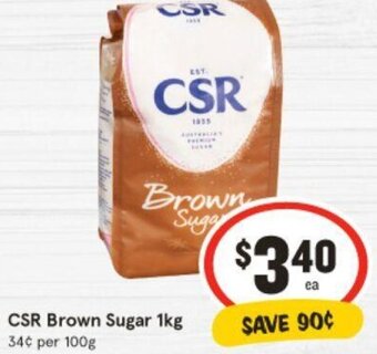 IGA CSR Brown Sugar 1kg offer