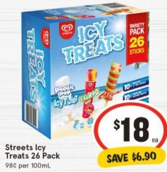 IGA Streets Icy Treats 26 Pack offer