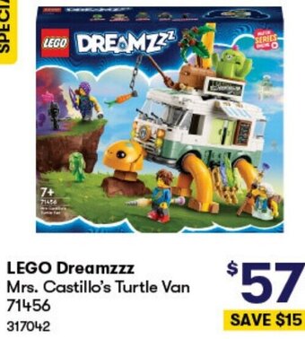 BIG W LEGO Dreamzzz Mrs. Castillo's Turtle Van offer