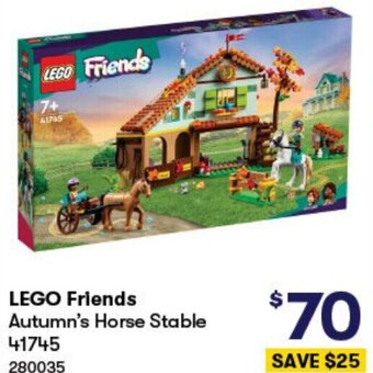 BIG W LEGO Friends Autumn's Horse Stable offer