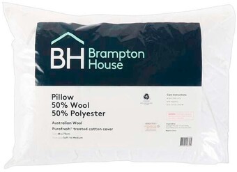 Spotlight 40% off brampton house 50% wool 50% polyester standard pillow offer