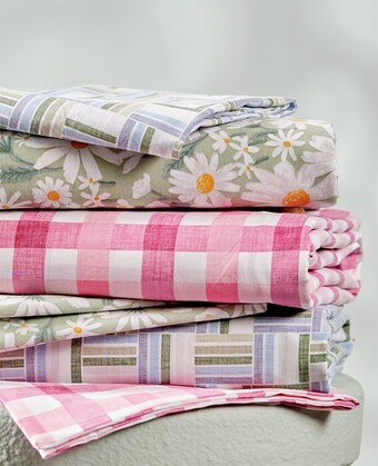 Spotlight Koo printed washed cotton sheet set offer
