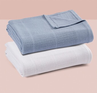 50% off koo cotton cellular blanket