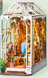 25% off robotime garden house stories in books