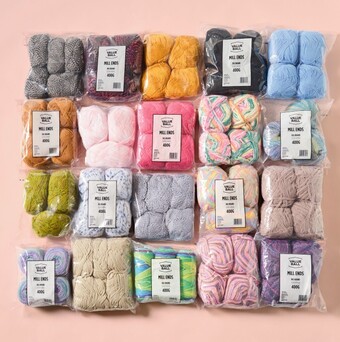 Value ball mill end yarn pack 400g