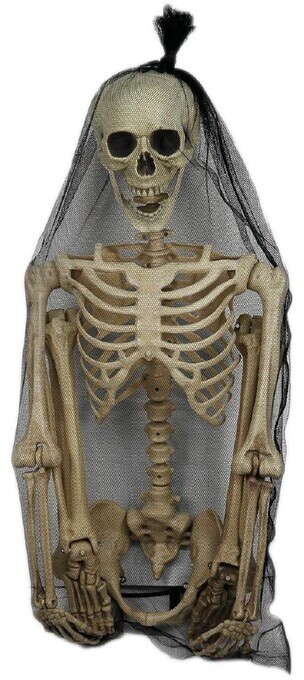 Spooky hollow life size skeleton 1.6m
