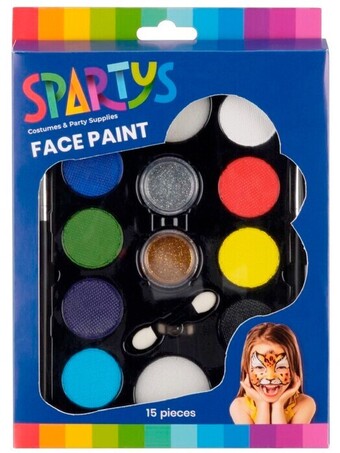Spotlight Spartys bright face paint kit offer