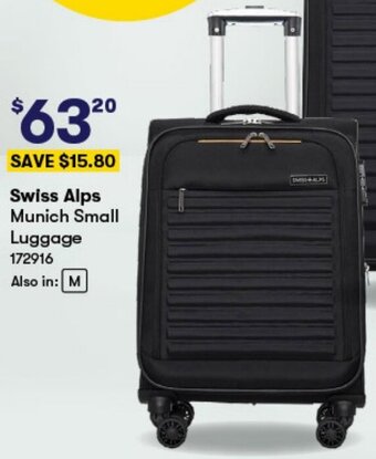 BIG W Swiss Alps Munich Small Luggage offer