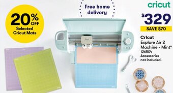 BIG W cricut Explore Air 2 Machine - Mint offer