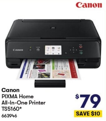 BIG W Canon PIXMA Home All-In-One Printer offer
