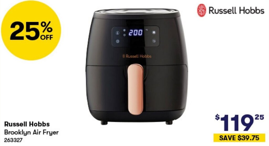 Russell Hobbs Brooklyn Air Fryer 263327 offer at BIG W
