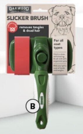BIG W Oakwood Detangling Slicker Brush offer