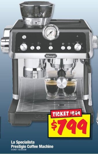 JB Hi-Fi La Specialista Prestigio Coffee Machine offer