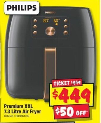 JB Hi-Fi PHILIPS Premium XXL 7.3 Litre Air Fryer offer