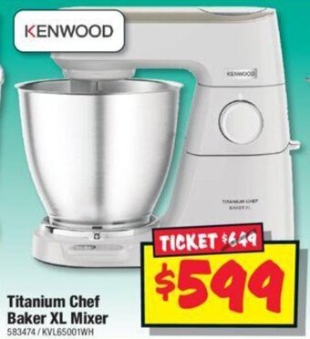 JB Hi-Fi Titanium Chef Baker XL Mixer offer