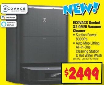 JB Hi-Fi ECOVACS Deebot X2 OMNI Vacuum Cleaner offer