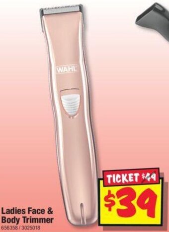 Ladies Face & Body Trimmer