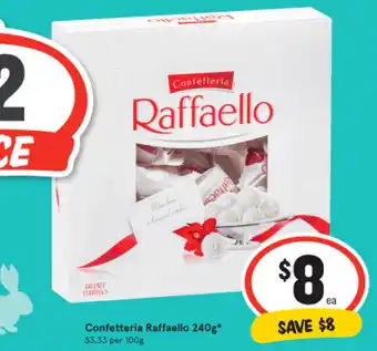 IGA Confetteria Raffaello 240g offer